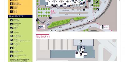 Mapa Bercy station