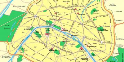 Mapa paříže stanic
