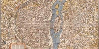 Mapa Staré Paříže