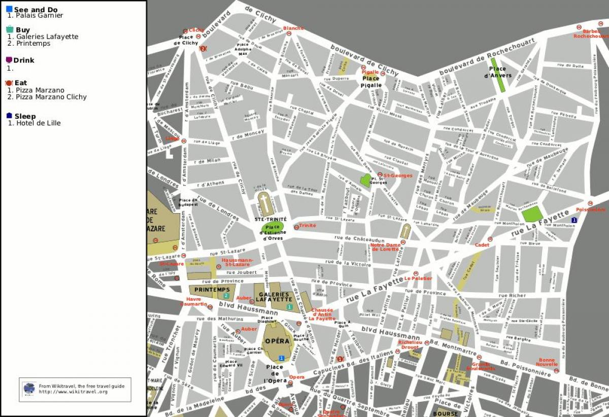 Mapa 9. Pařížském obvodu