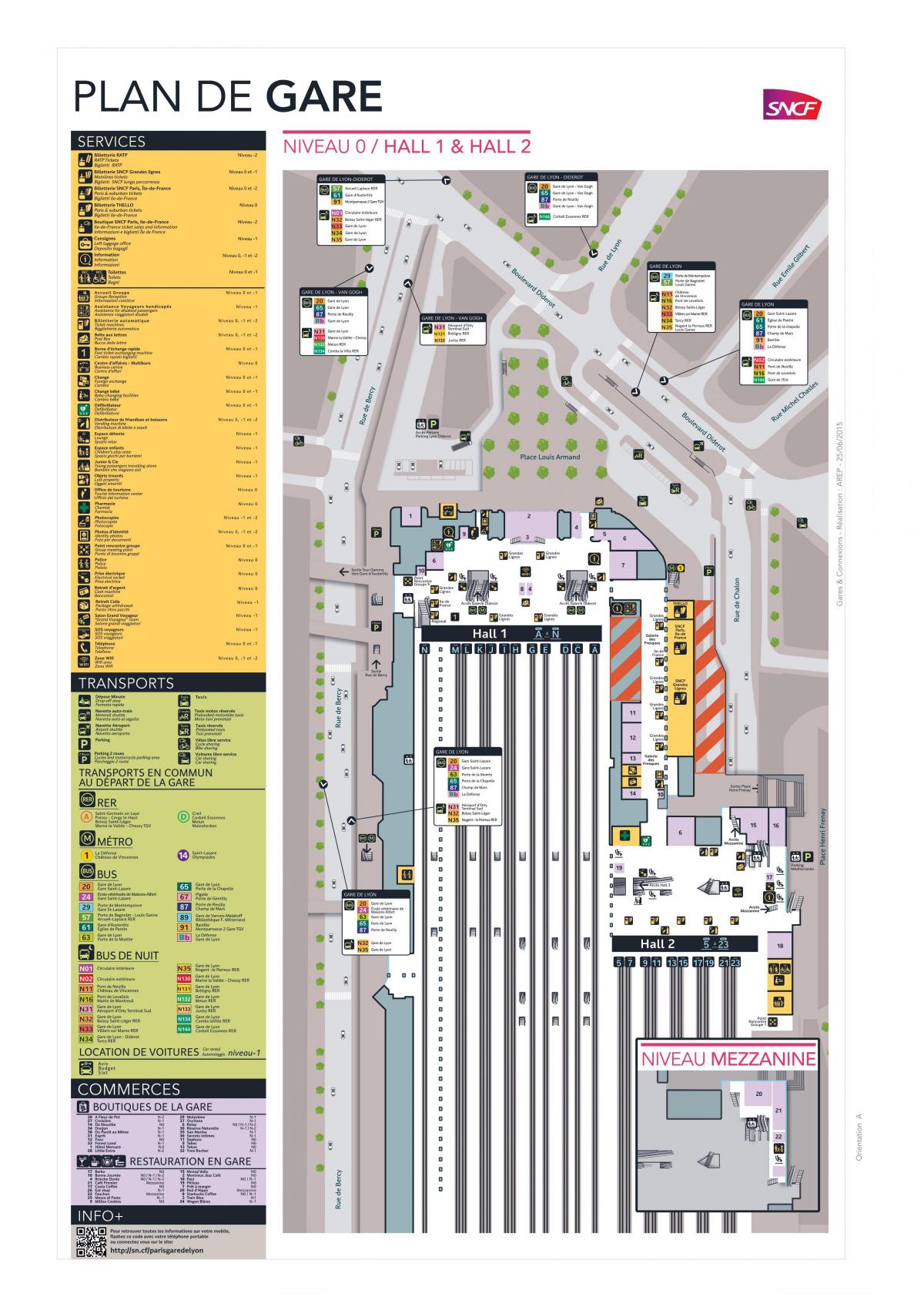 Mapa Paříž-Gare de Lyon