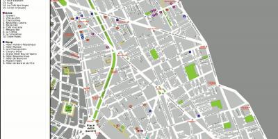 Mapa 11. arrondissement Paříže