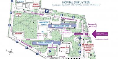 Mapa Joffre-Dvůr nemocnice