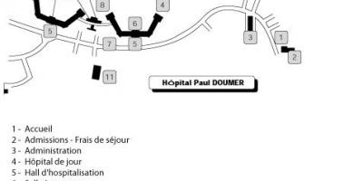 Mapa Paul Doumer nemocnice