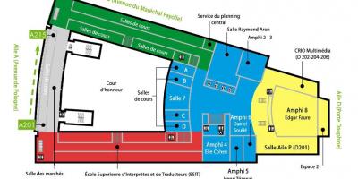 Mapa Univesity Dauphine - floor 2