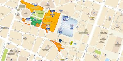 Mapa Čtvrti Les Halles